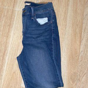 Levi’s high rise super skinny jeans